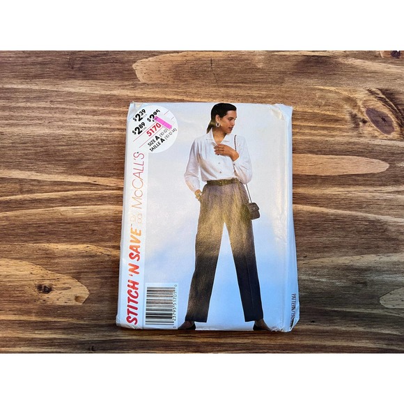 McCall’s 5170 Uncut ladies top and pants sewing pattern size A 10-12-14 - Picture 1 of 3